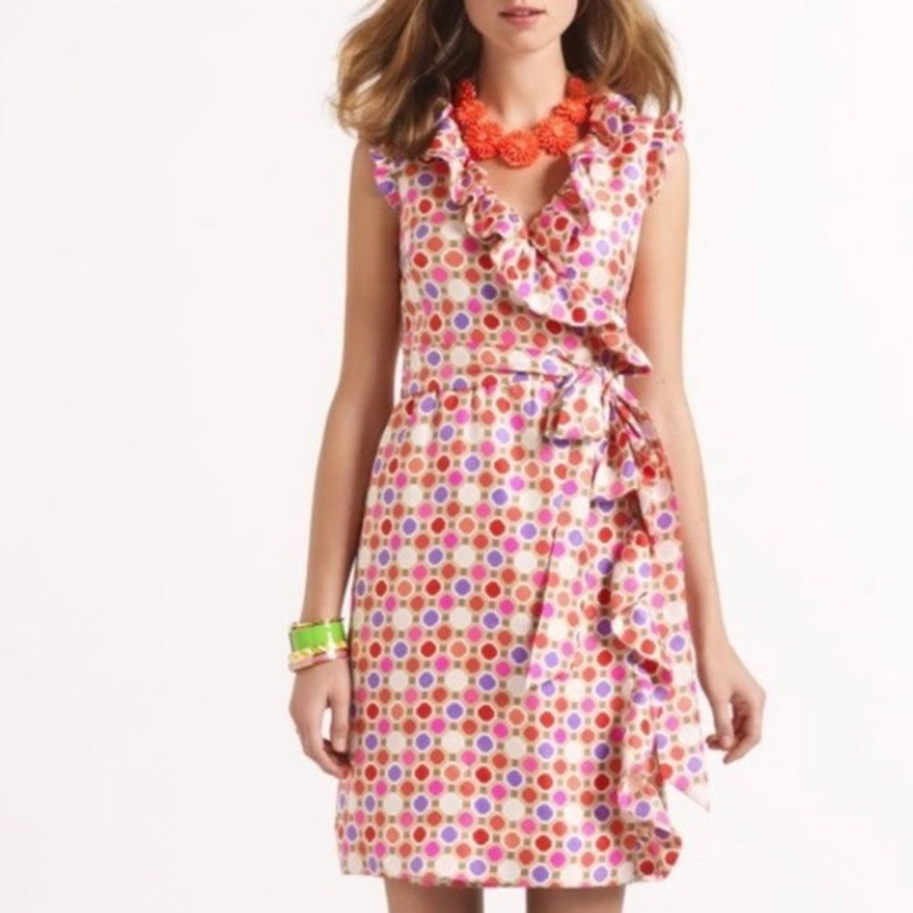 Kate Spade Florence Broadhurst Aubrey Wrap Dress 4
